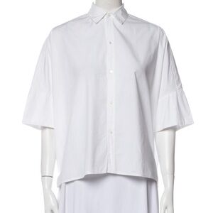 Nili Lotan White Casual Button Down Shirt